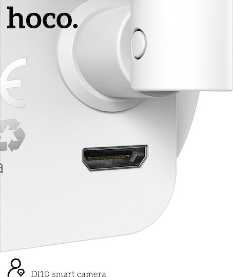 Hoco DI10 IP Камера за наблюдение Wi-Fi Full HD 1080p с Двупосочна Комуникация