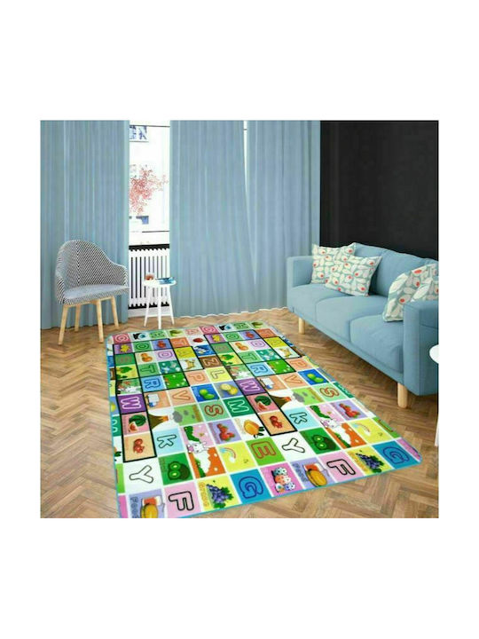 Letters Детска игрална пътека Многоцветен 120x180см