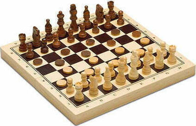 Cayro Backgammon/Chess /Draughts Wood 35x15cm 648