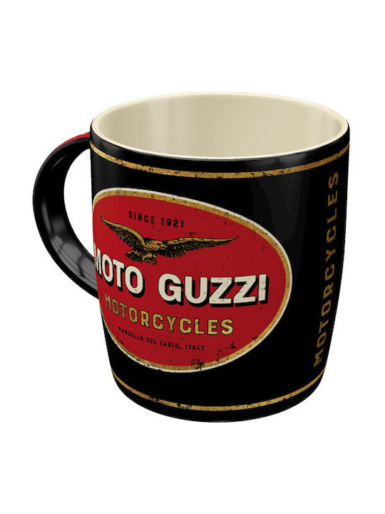 Nostalgic Art Moto Guzzi Keramiktasse in Verschiedene Designs Schwarz (Verschiedene Designs)