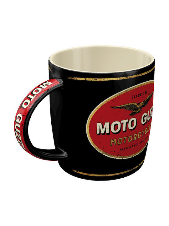 Nostalgic Art Moto Guzzi Keramiktasse in Verschiedene Designs Schwarz (Verschiedene Designs)