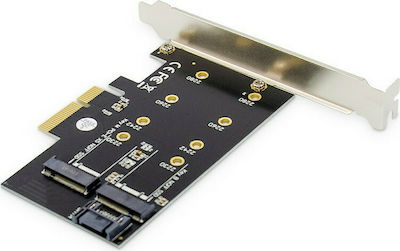 Digitus Κάρτα PCIe σε 2 θύρες M.2