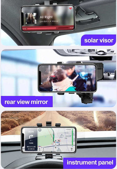 Digital IQ Mount 40 Suport Auto pentru Telefon cu cârlige reglabile Neagră IQ-MOUNT 40