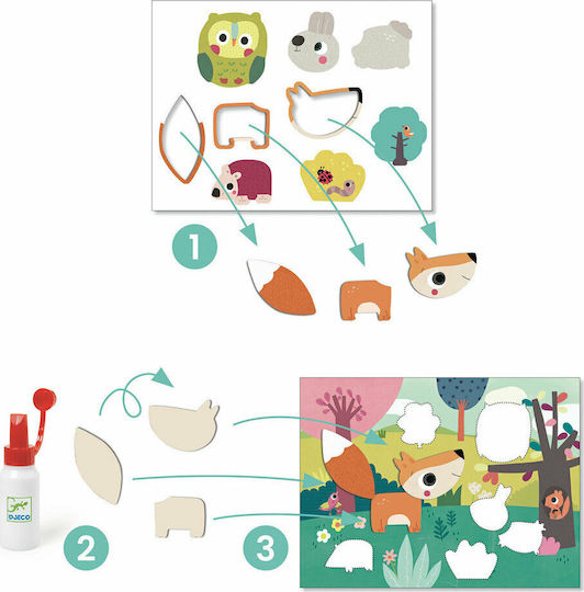 Djeco Animal Collage for Children 1.5+ Years