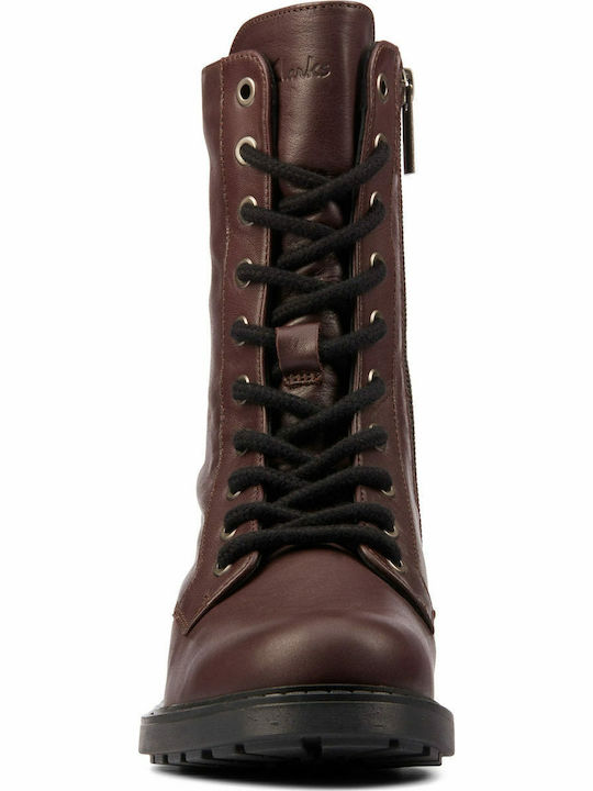 Orinoco2 Leather Women's Ankle Boots Burgundy