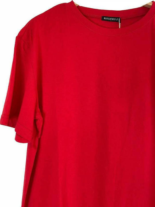 Rochii de Vară Pentru Femei Mini Tricou Roșu