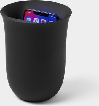 Lexon Încărcător Wireless (Qi Pad) 10W Negruς (Oblio UV Dezinfectant)