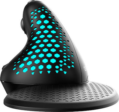 Delux M618XSD Bluetooth Wireless Ergonomic Vertical Mouse Black