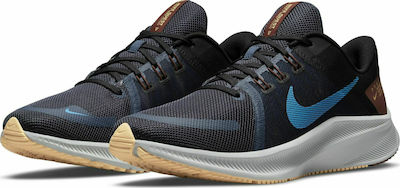 Nike Quest 4 Ανδρικά Αθλητικά Παπούτσια Running Μπλε