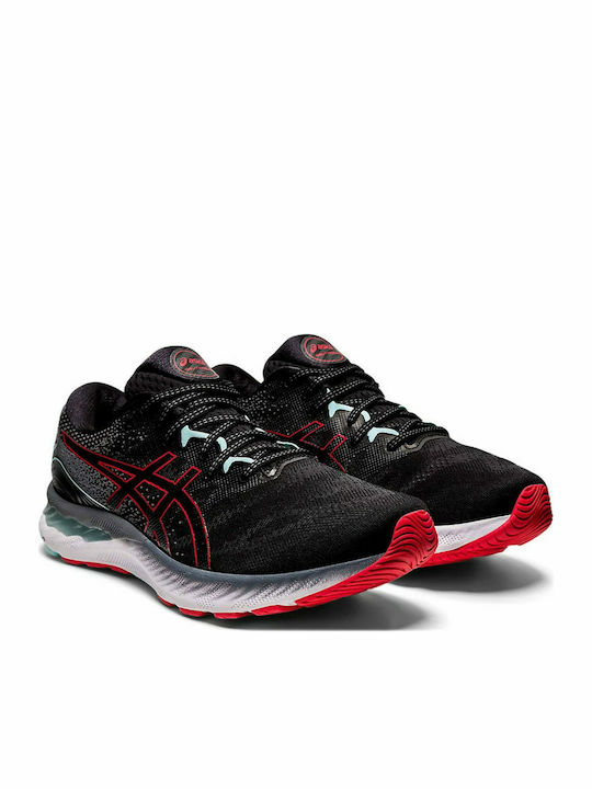 ASICS Gel-Nimbus 23 Ανδρικά Αθλητικά Παπούτσια Running Black / Electric Red