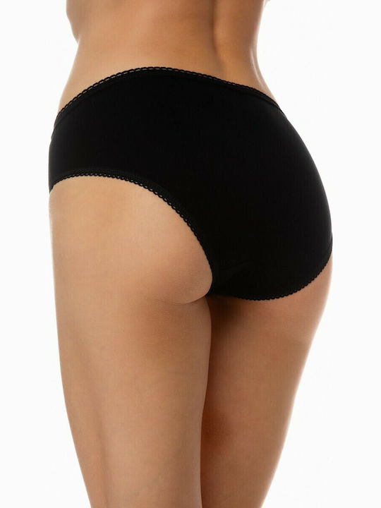 Βαμβακερά Women's Slip 2Pack Black
