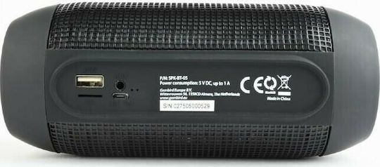 Gembird SPK-BT-05 Ηχείο Bluetooth 6W με Διάρκεια Μπαταρίας έως 5 ώρες Μαύρο