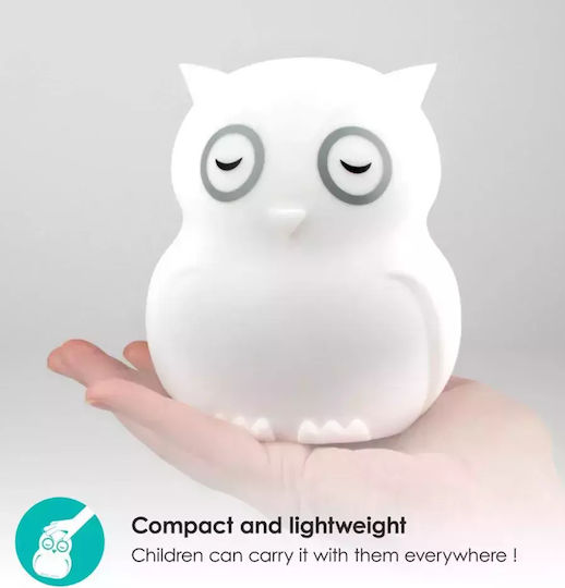 Bbluv Led Kids Decorative Lamp Hibu with Color Changes White 10x8.9x12.2εκ.