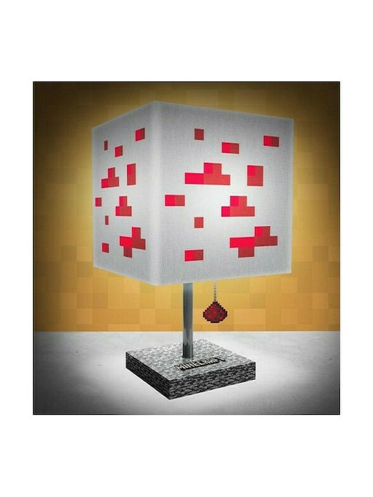 Paladone LED Kinder Nachttischlampe Minecraft Mehrfarbig 13x13x34.5εκ.
