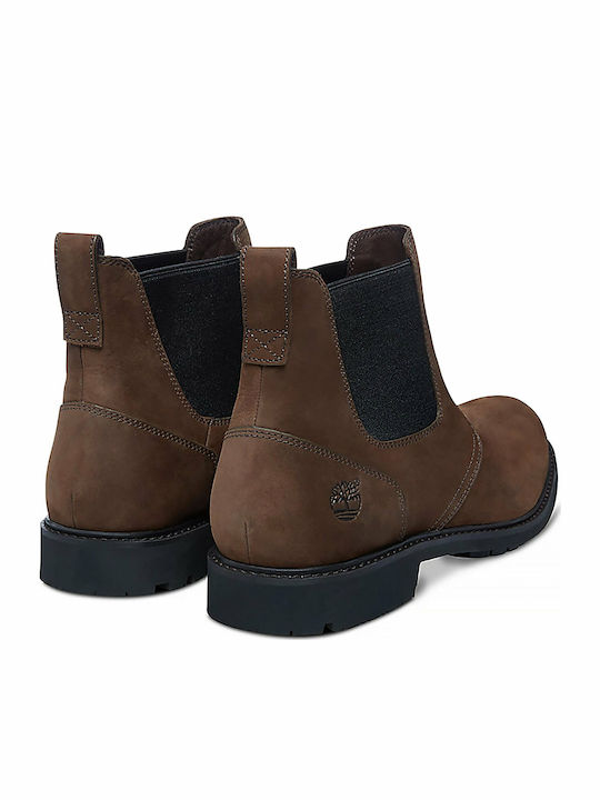 EarthKeeper Stormbuck Leather Brown Chelsea Boots
