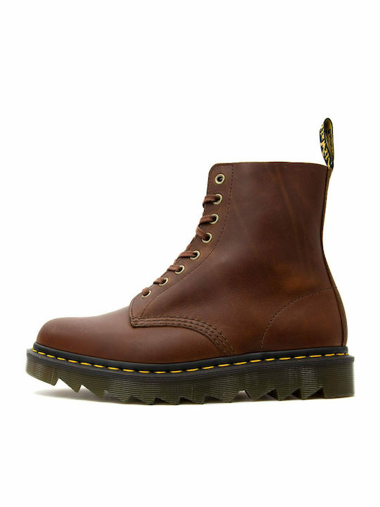 1460 Pascal Ziggy Luxor Leather Brown Boots