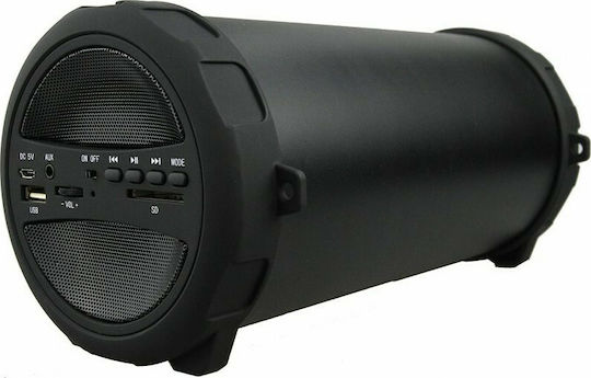 Denver BTS-53 Bluetooth-Lautsprecher 10W mit Akkulaufzeit bis zu 12 Stunden Schwarz