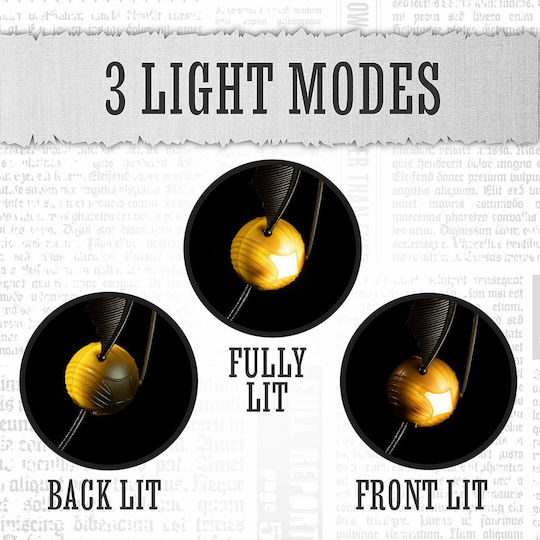 Paladone Led Kids Desk Lamp Harry Potter Golden Snitch Multicolour 4x30cm