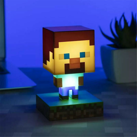 Paladone Kids Decorative Lamp Minecraft Steve Multicolour 11εκ.