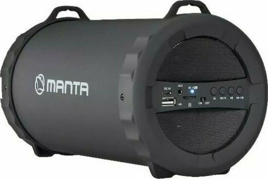Manta Boxă Bluetooth 15W cu Radio și Durată de Baterie până la 3 ore Negru SPK204FM