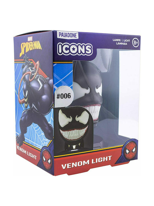 Paladone Kinder Dekorative Lampe Venom Schwarz 10εκ.