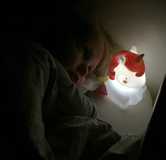 A Little Lovely Company Led Kids Decorative Lamp Unicorn Pink 8.5x12.5x10εκ.