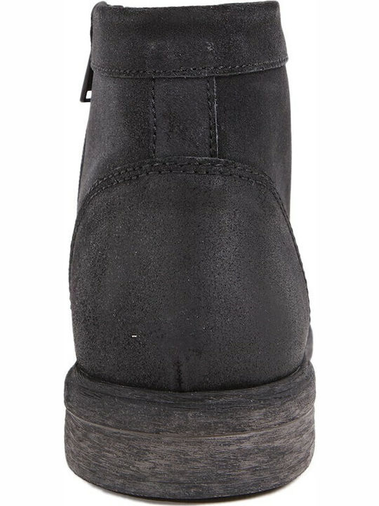 Piele Negru Ghete barbati