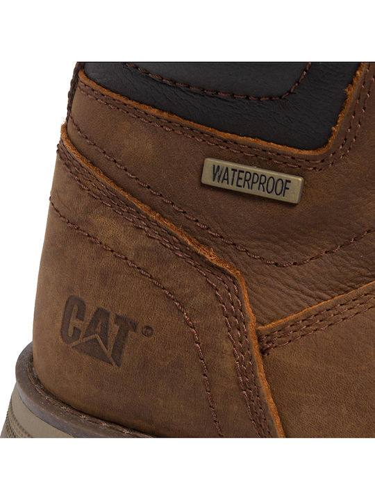 Sire Leather Brown Men's Boots Waterproof