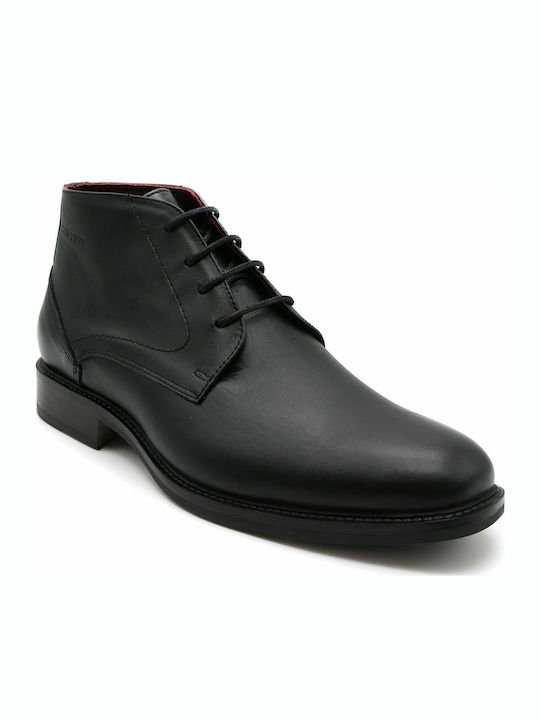 Leather Anatomical Men's Boots Black