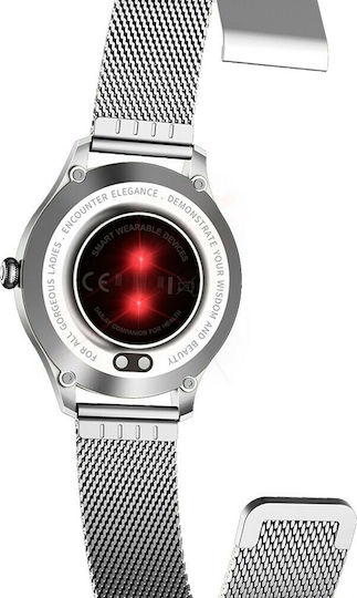 MaxCom Fit FW42 40мм Смартчасовник с Пулсомер (Сребрист)