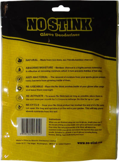 No Stink Deodorant for Sports Gloves Lemon Scent Gloves Deodorizer Boxing