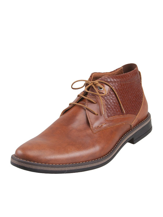 Northway Men's Leather Boots Tabac Brown