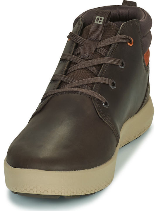 Proxy Mid Leather Men's Boots Coffee Bean