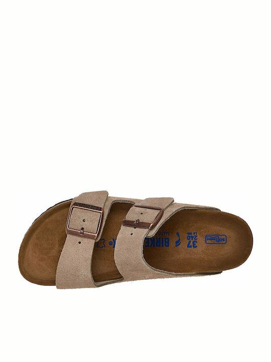 Arizona Women's Flat Sandals Anatomic in Beige Color Narrow Fit
