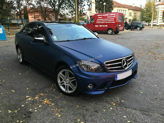 Бампер за Автомобили Преден AMG Изглед Съвместим с Mercedes-Benz C Class W204 2007-2011