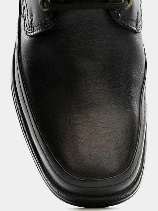 Leder Schwarz Herrenstiefel Anatomisch