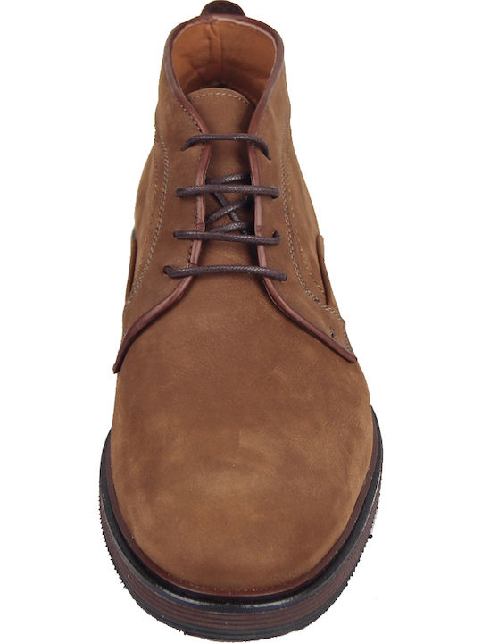 Suede Tabac maro Ghete barbati