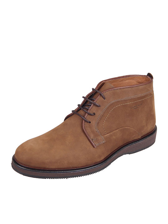 Suede Tabac maro Ghete barbati