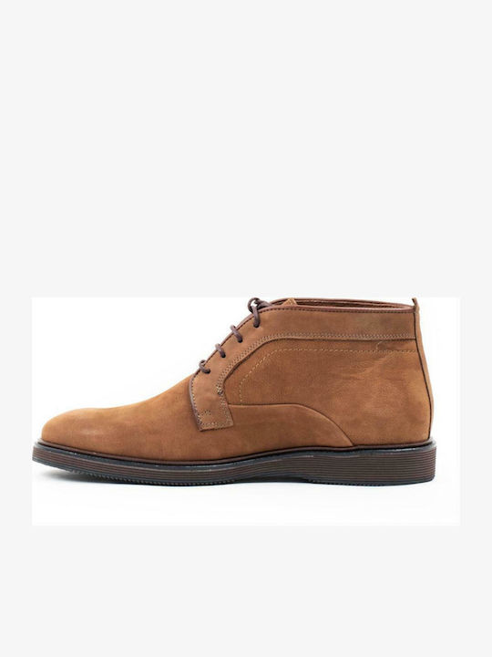Suede Tabac maro Ghete barbati