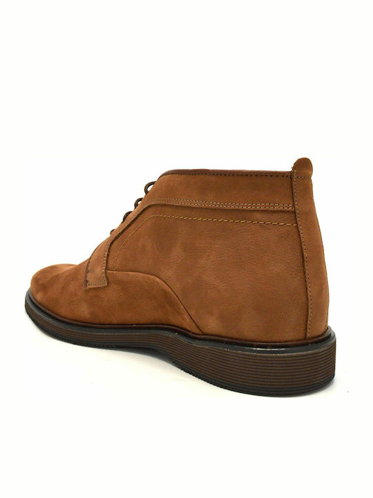 Suede Tabac maro Ghete barbati