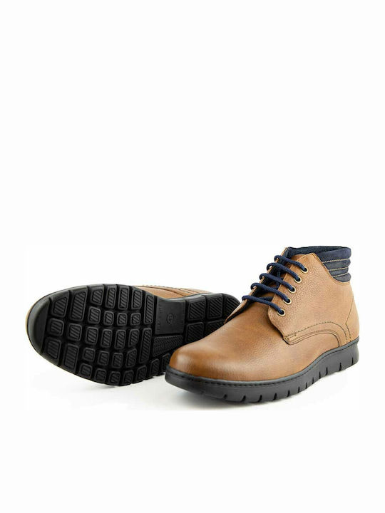 Leather Men's Boots Tabac Brown