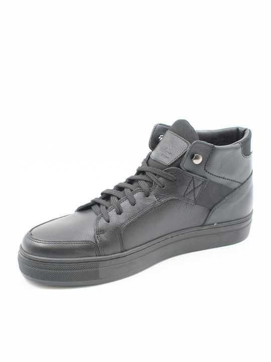 Leather Black Men's Boots