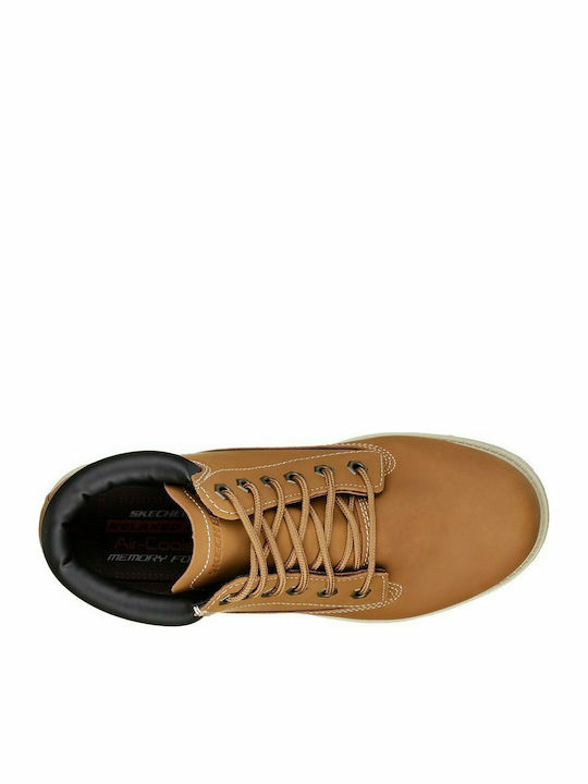 Toric Amado Leather Brown Combat Boots