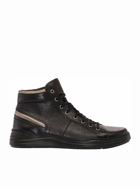 Piele Negru Ghete barbati