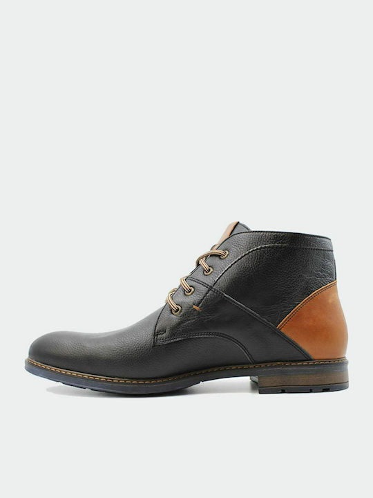 Piele Negru Ghete barbati