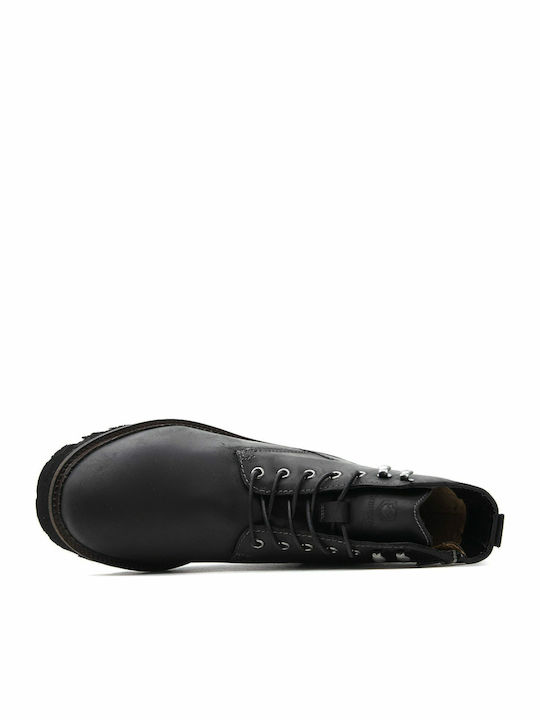Jadon Leather Black Boots