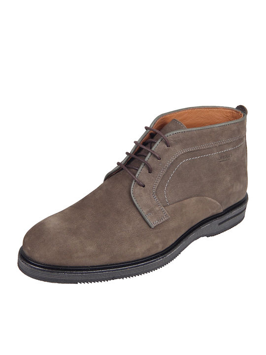 Suede Καφέ Ανδρικά Μποτάκια