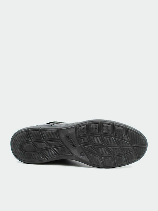 Leder Schwarz Herrenstiefel