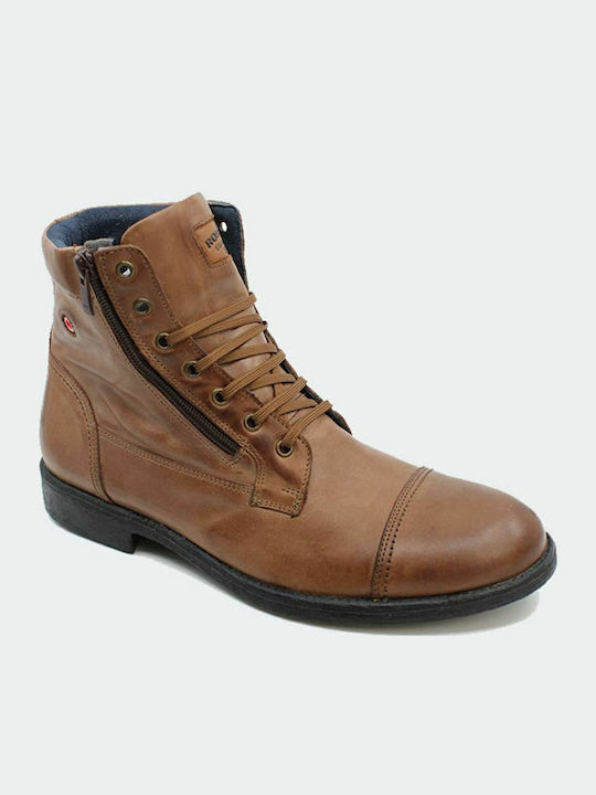 Leather Tabac Brown Boots