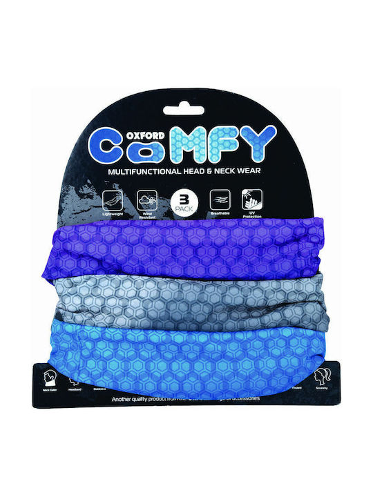Oxford Comfy Prismatic Шал за Врат за Мотоциклетист от Полиестер Многоцветен Oxford Comfy Prismatic Шал за Врат за Мотоциклетист от Полиестер Многоцветен
